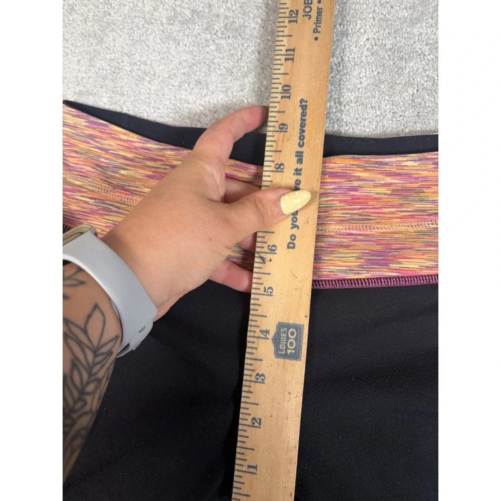 Lululemon Groove Pant Size 6 Black Magnum Dew Berry  Flare Yoga